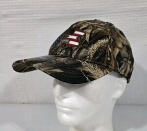 Under Armour Flint Oak Camo Hat Mens Snapback American Flag Logo NWT Hunting